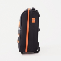 Чемодан детский 32 л (S), отдел на молнии, цвет оранжевый/чёрный Чемодан детский 32 л (S), отдел на молнии, цвет оранжевый/чёрный