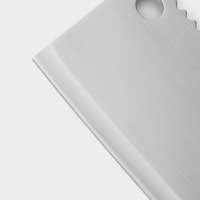 Нож - топорик кухонный Доляна &laquo;Лидер&raquo;, двустороннее лезвие, 17&times;7 см