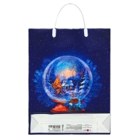 Пакет подарочный мягкий пластик "Новогодний переполох" 140 мкм Сумка 40 х 30 х 9 см Пакет подарочный мягкий пластик "Новогодний переполох" 140 мкм Сумка 40 х 30 х 9 см