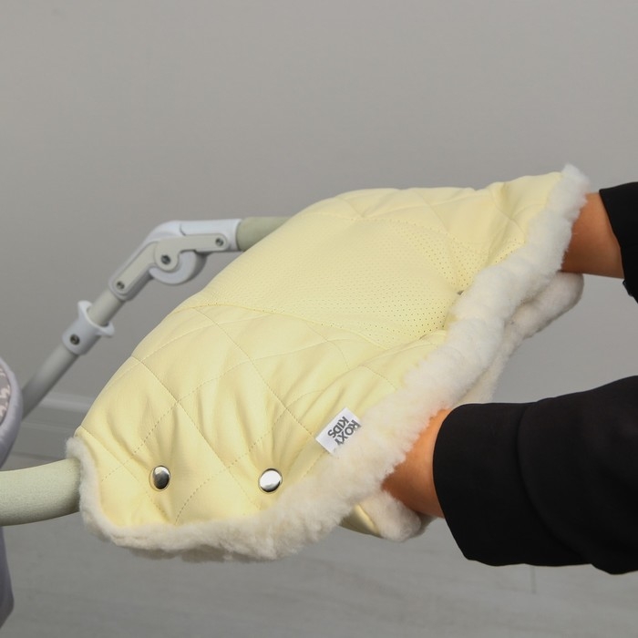 Муфта для коляски стеганная Elegante, цвет: молочный Муфта для коляски стеганная Elegante, цвет: молочный