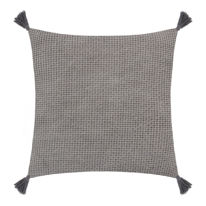 Наволочка декоративная Наволочка декоративная "Этель" сканди 45*45 серый, 100% п/э