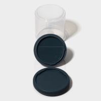 Набор банок для продуктов Доляна, 4 шт, 120 мл, 180 мл, 230 мл, 290 мл