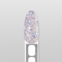 Полигель для наращивания &laquo;GLITTER&raquo;, 3-х фазный, 30 мл, LED/UV