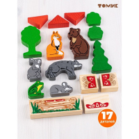 Конструктор &laquo;Сказки. Теремок&raquo;, 17 элементов