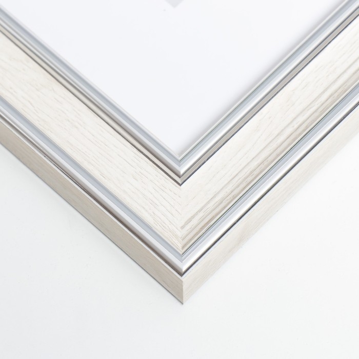 Фоторамка пластик "МИРАМ" 15х15 см бежевый (пластиковый экран)