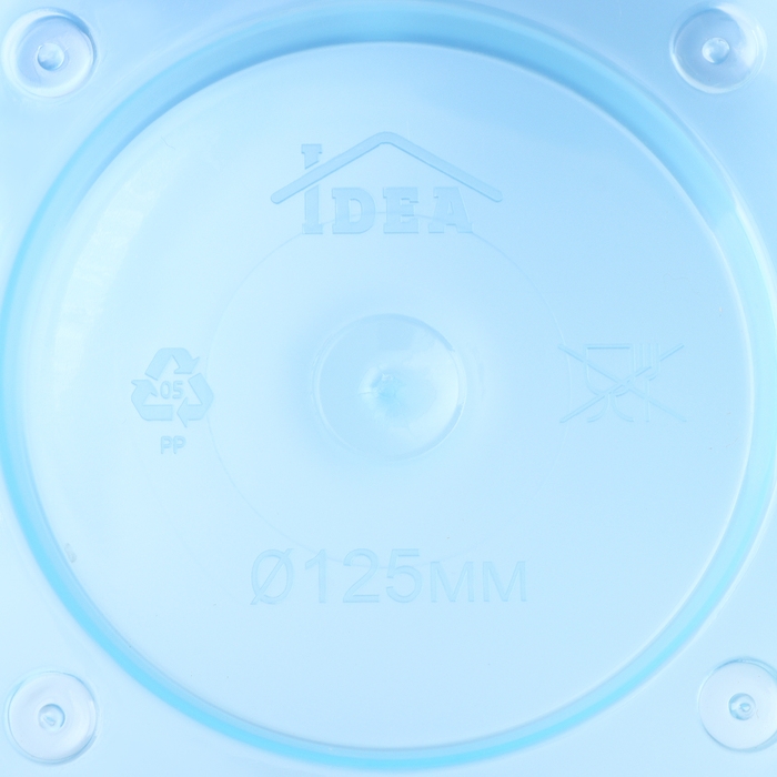 Горшок для орхидей с поддоном «Деко», 1,2 л, цвет голубой Горшок для орхидей с поддоном «Деко», 1,2 л, цвет голубой