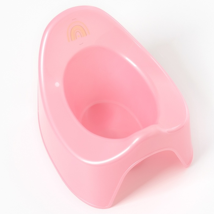 Горшок детский "Радуга", цвет розовый