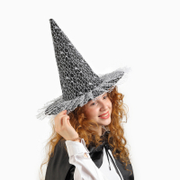 Карнавальная шляпа &laquo;Паутинка&raquo;, р-р. 56-58 см, цвет белый