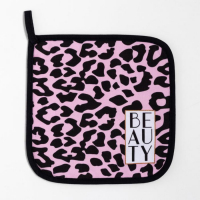 Кухонный набор Этель "Do what you love": варежка-прихватка 20х28 см, прихватка 19х19 см, 100% хлопок