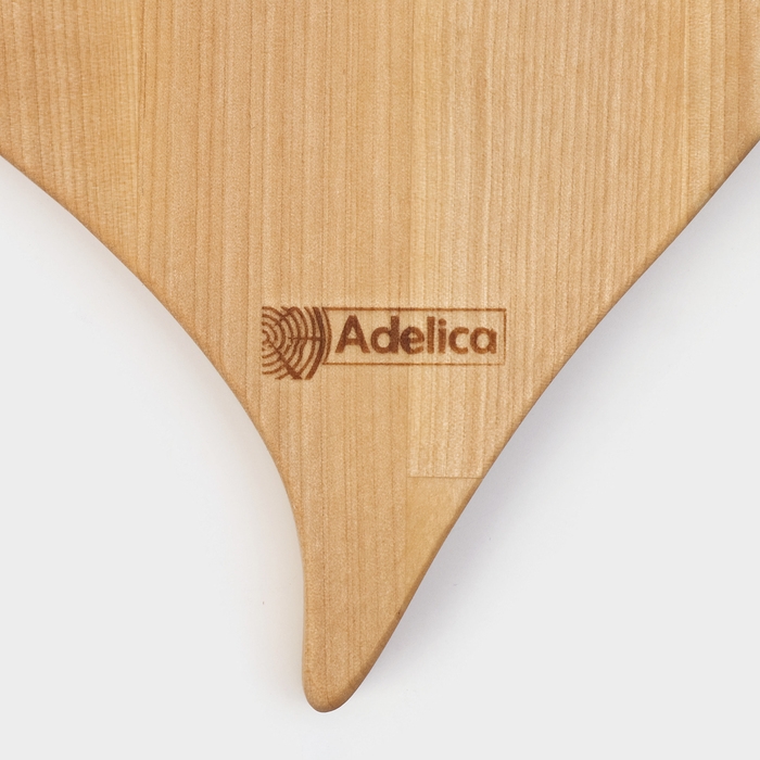 Менажница деревянная авторская Adelica &laquo;Дубовый лист&raquo;, 35&times;20&times;1,8 см, пропитана минеральным маслом, берёза