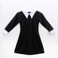 Карнавальный набор «Маленькая злодейка»: платье, ободок с косичками, гольфы, сумка, рост 110-116 см Карнавальный набор «Маленькая злодейка»: платье, ободок с косичками, гольфы, сумка, рост 110-116 см