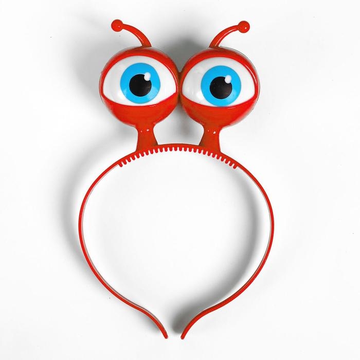 Карнавальный ободок &laquo;Глазки&raquo;, световой, цвета МИКС