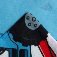 Постельное бельё 1,5 сп Синий трактор &laquo;Ферма&raquo;, 143х215 см, 150х214 см, 50х70 см -1 шт., поплин 125 г/м2