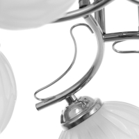 Люстра "Селена" 5х40Вт Е27 Хром 52х52х21см Люстра "Селена" 5х40Вт Е27 Хром 52х52х21см