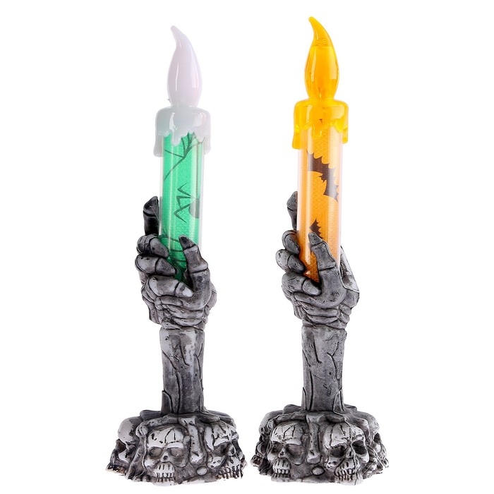 Хэллоуин. Свеча светодиодная &laquo;Ужас&raquo;
