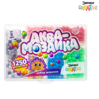 Набор шариков для аквамозаики «Шкатулка», 1250 штук Набор шариков для аквамозаики «Шкатулка», 1250 штук