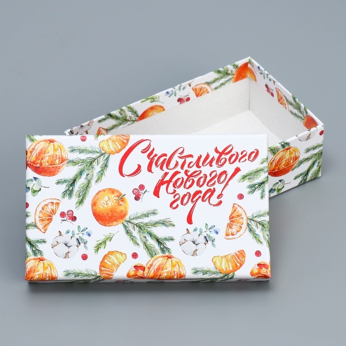 Набор подарочных коробок 10 в 1 &laquo;Новогодняя акварель&raquo;, 12 х 7 х 4 - 32.5 х 20 х 12.5 см, Новый год