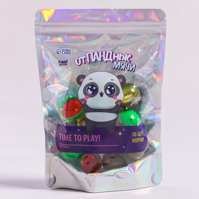 Мяч каучуковый, попрыгунчик «отПАНДные мячи», цвета МИКС,в пакете Мяч каучуковый, попрыгунчик «отПАНДные мячи», цвета МИКС,в пакете