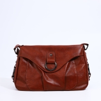 Сумка-мешок на молнии цвет коричневый Сумка-мешок на молнии цвет коричневый