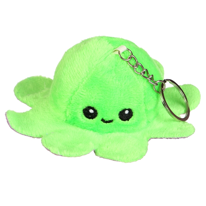 Мягкая игрушка-трансформер &laquo;Осьминог-перевёртыш&raquo;, 12 см, на брелоке, цвета МИКС