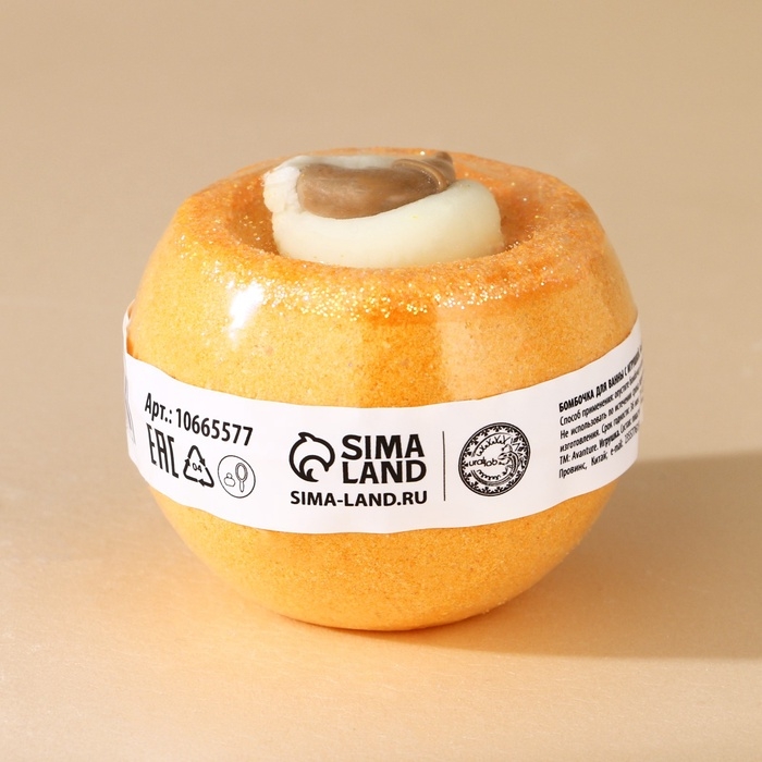 Новый Год. Бомбочка для ванны с игрушкой, 140 г, микс