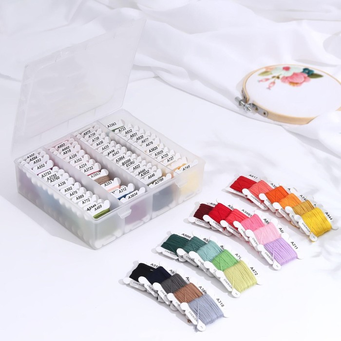 Набор ниток мулине «Ассорти», 4 ± 0,3 м, 80 шт Набор ниток мулине «Ассорти», 4 ± 0,3 м, 80 шт