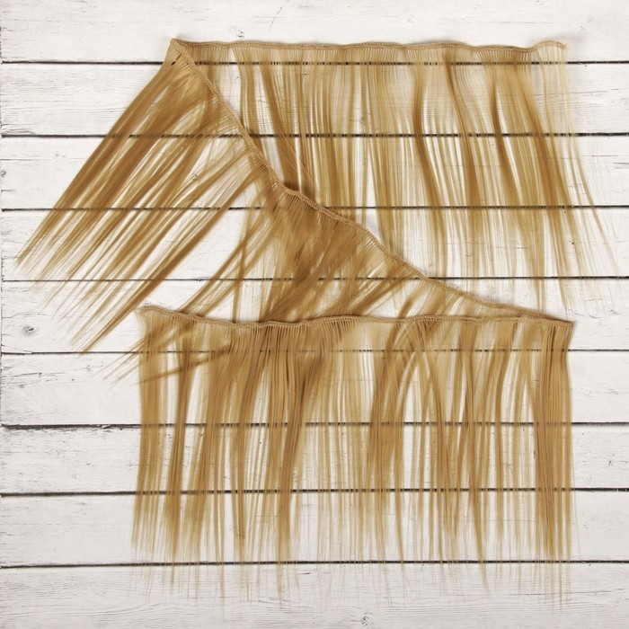 Волосы-тресс для кукол «Прямые», длина волос — 15 см, ширина — 100 см, цвет № 24 Волосы-тресс для кукол «Прямые», длина волос — 15 см, ширина — 100 см, цвет № 24