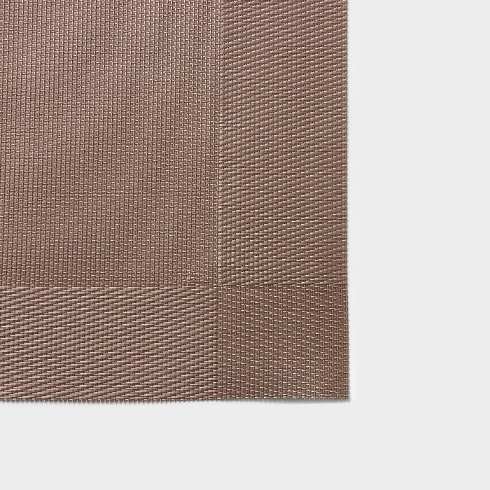 Салфетки сервировочные на стол Доляна «Шахматы», 45×30 см, 4 шт, цвет светло-коричневый Салфетки сервировочные на стол Доляна «Шахматы», 45×30 см, 4 шт, цвет светло-коричневый