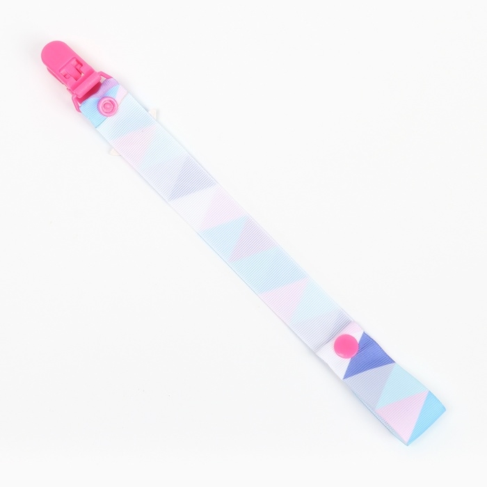 Держатель для соски - пустышки «Звёздочка», на ленте Держатель для соски - пустышки «Звёздочка», на ленте