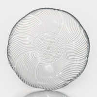 Блюдо Доляна &laquo;Лёгкость&raquo;, d=23,5 см, цвет прозрачный