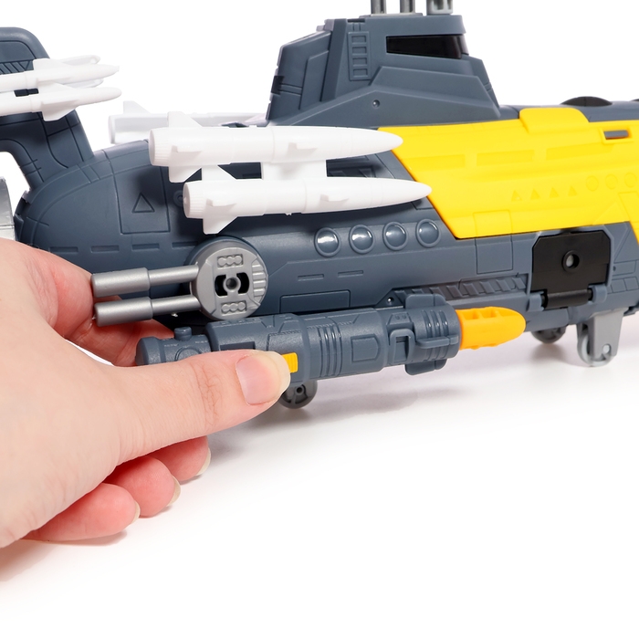 Парковка «Военная субмарина», с 5 машинками Парковка «Военная субмарина», с 5 машинками