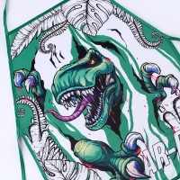 Фартук детский для творчества под роспись &laquo;Динозавр&raquo;