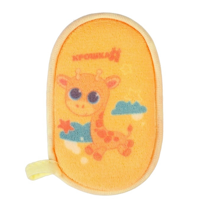 Мочалка детская махровая &laquo;Жирафик&raquo;