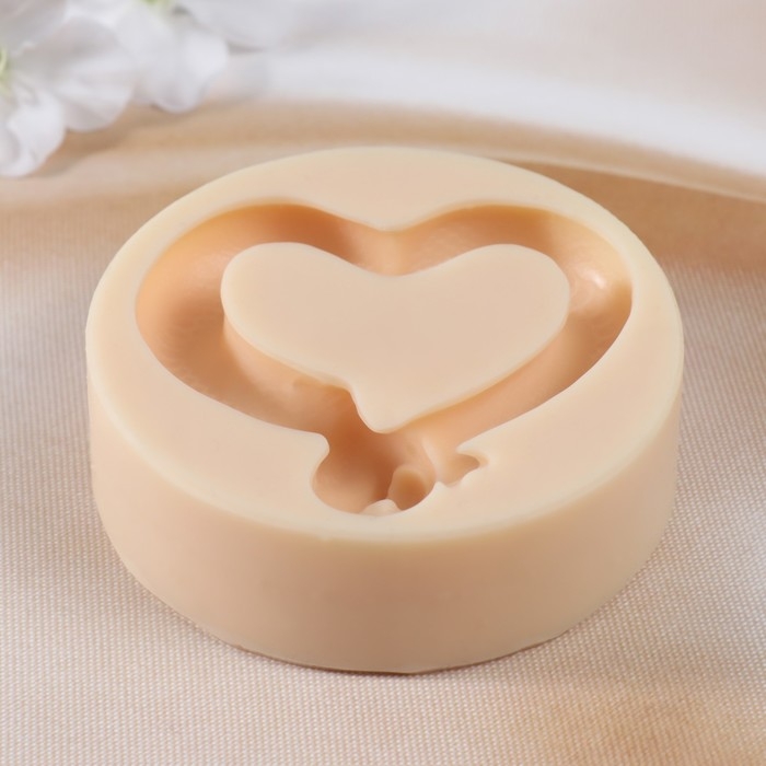 Молд силиконовый "Змея сердце" 2,5х8х8 см