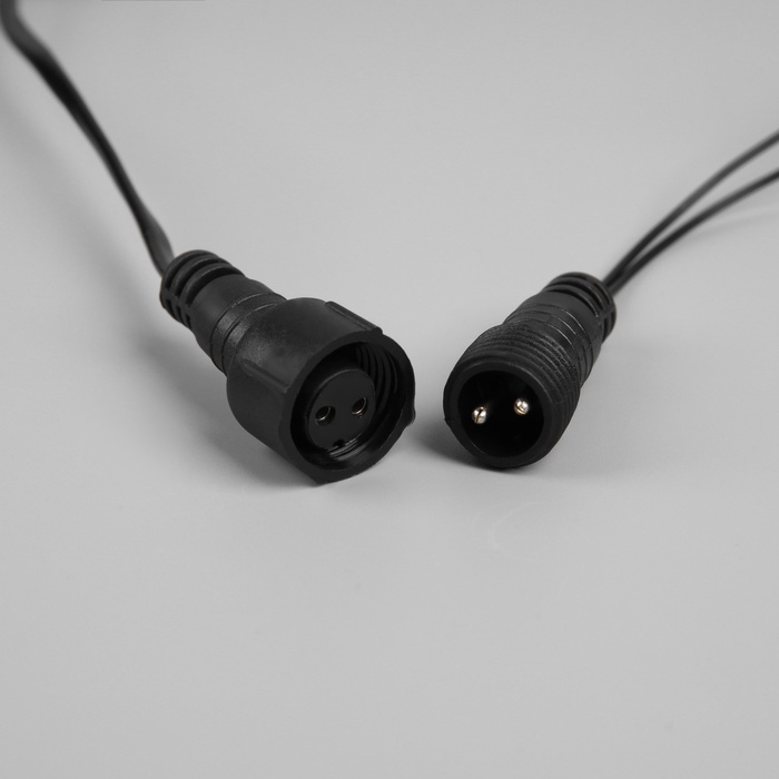 Гирлянда «Бахрома» 12 × 0.7 м, IP44, УМС, тёмная нить, 240 LED, свечение белое, мерцание 220 В Гирлянда «Бахрома» 12 × 0.7 м, IP44, УМС, тёмная нить, 240 LED, свечение белое, мерцание 220 В