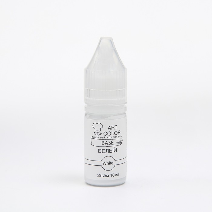 Гелевый краситель Art Color, белый, 10 мл Гелевый краситель Art Color, белый, 10 мл