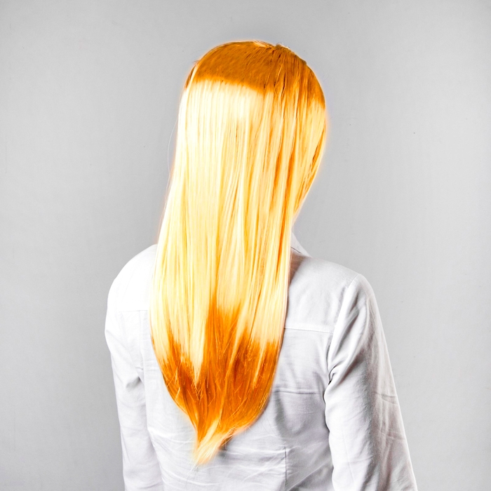 Карнавальный парик &laquo;Русалочка&raquo; блонд - золотистый