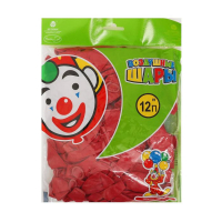 Шар латексный 12", пастель, набор 100 шт., цвет красный