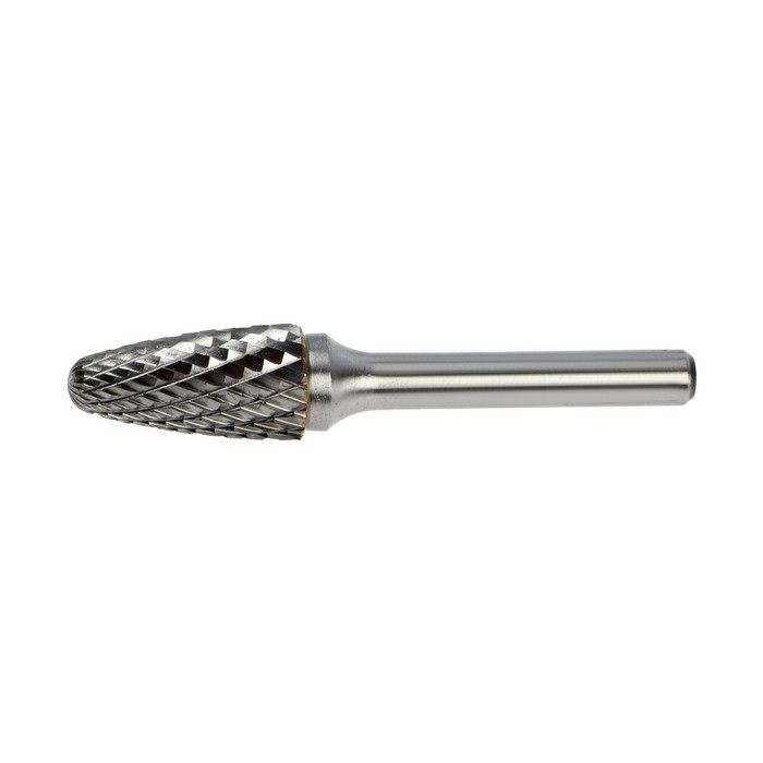 Борфреза ТУНДРА тип F параболическая, 12 x 20 мм, хвостовик 6 мм