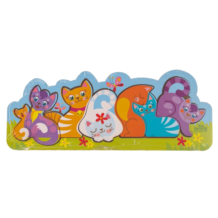 Головоломка &laquo;Котики&raquo;, 25х10 см