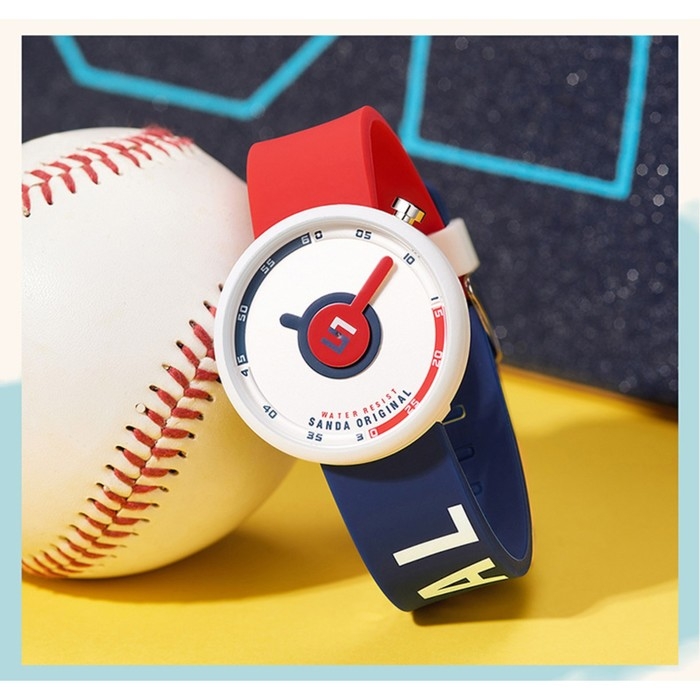 Часы наручные, d-4 см, водонепроницаемые, ремешок силикон Часы наручные, d-4 см, водонепроницаемые, ремешок силикон