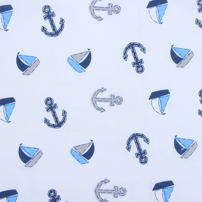 Комплект постельного белья АДЕЛЬ Kids Полундра 107х140, 107х140, 40х60, поплин 110г/м, хл100% Комплект постельного белья АДЕЛЬ Kids Полундра 107х140, 107х140, 40х60, поплин 110г/м, хл100%