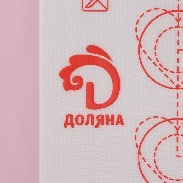 Армированный коврик для выпечки макаронс Доляна &laquo;Макарон&raquo;, силикон, 29,3&times;26 см