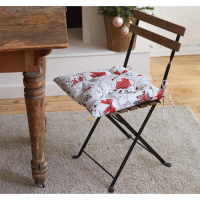 Сидушка на стул "Доляна" Новогоднее настроение 42х42х5 см, 100% хлопок, 164 г/м2 Сидушка на стул "Доляна" Новогоднее настроение 42х42х5 см, 100% хлопок, 164 г/м2