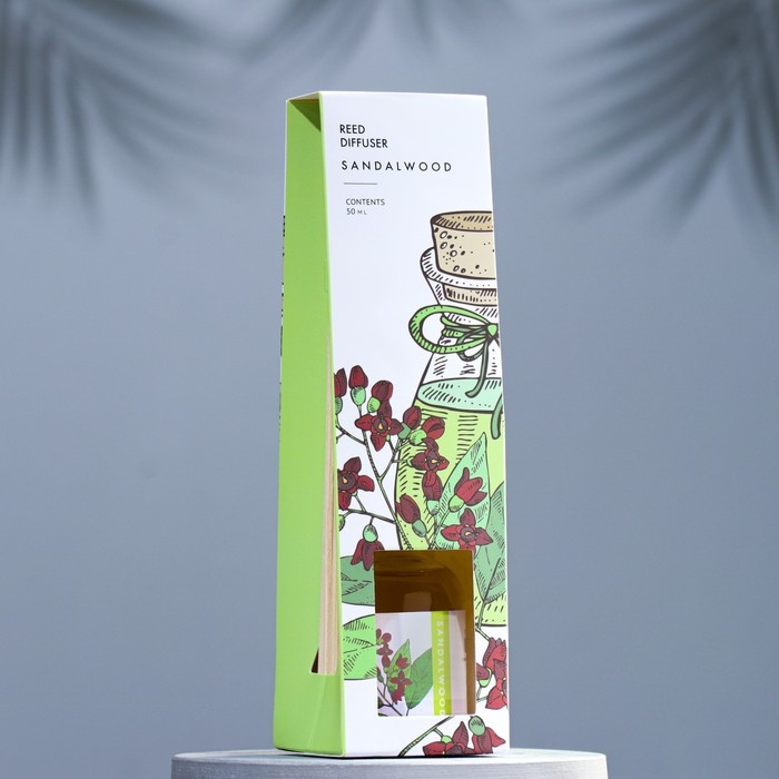 Диффузор ароматический Диффузор ароматический "Sandal Wood", сандаловое дерево, 50 мл