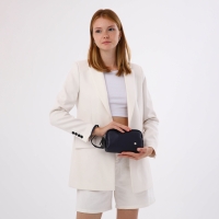 Сумка женская на молнии, цвет синий Сумка женская на молнии, цвет синий