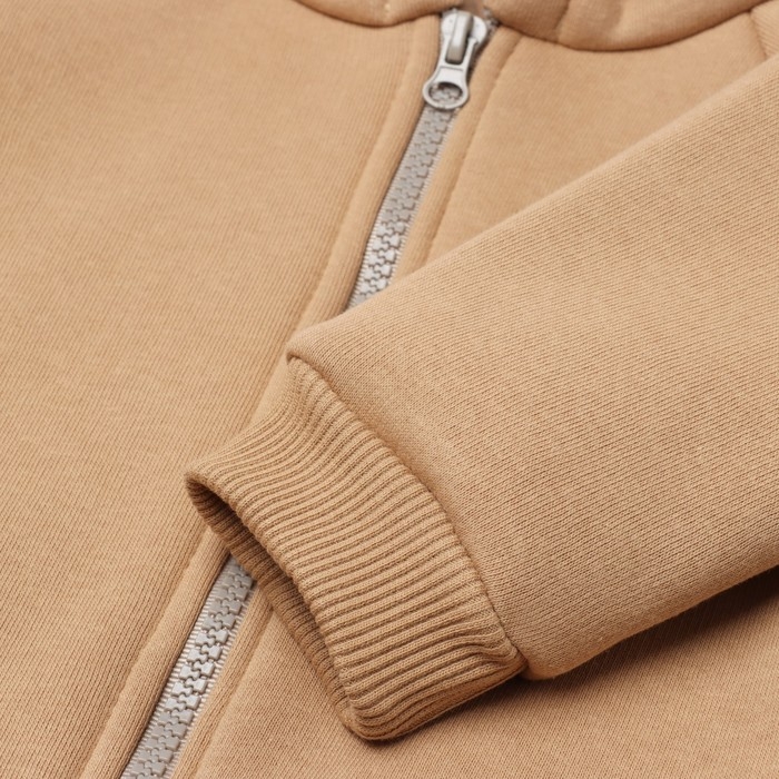 Костюм: толстовка и брюки Крошка Я Dino, рост 68-74, коричневый