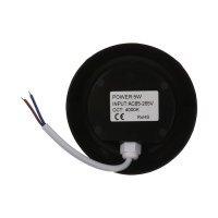 Светильник фасадный «Сити», FSD-049, 5 Вт, 4000К, круг, IP65, 220 В, пластик, черный Светильник фасадный «Сити», FSD-049, 5 Вт, 4000К, круг, IP65, 220 В, пластик, черный