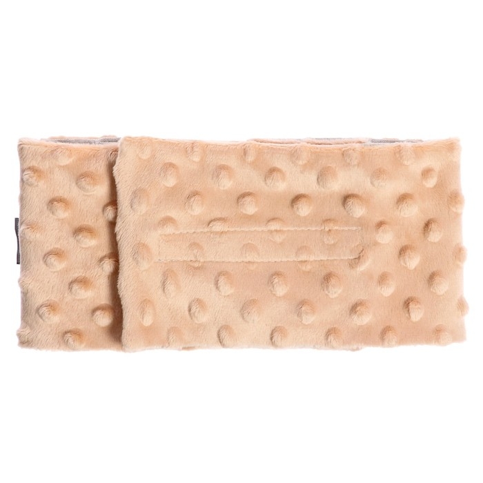 Развивающая игрушка пояс-грелка «Мамина любовь» с вишнёвыми косточками, цвет бежевый Развивающая игрушка пояс-грелка «Мамина любовь» с вишнёвыми косточками, цвет бежевый