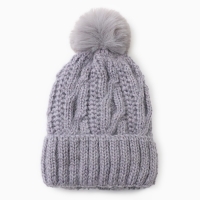 Шапка женская MINAKU, цвет серый, р-р 56-58 Шапка женская MINAKU, цвет серый, р-р 56-58